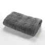 Serviette invite 30 x 50 cm eponge unie tendresse Anthracite