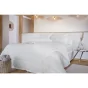 Couette en coton anti acariens 260 x 240 cm Celeste Blanc 350gr/m2