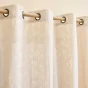 Lot de 2 Rideaux a oeillets 140 x 240 cm polycoton Imprime Palmier Saharis