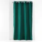 Lot de 2 rideaux à oeillets 140 x 240 cm Coton lavé Linette Emeraude