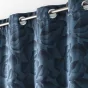 Rideau a oeillets 140 x 280 cm jacquard rosalina Navy