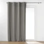 Rideau a oeillets 140 x 240 cm bouclette unie wooly Gris