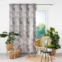 Rideau a oeillets 140 x 260 cm jacquard faggy Taupe