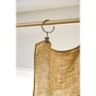 Rideau ajustable + 8 anneaux pince 140 x 270 cm en Lin lavé Soline Caramel