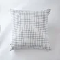 Taie d'oreiller gaze de coton tissée 60 x 60 cm gaïa mix Blanc