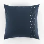 Housse de couette coton luxe 57 fils 260 x 240 cm + 2 taies 63x63 Agathe Bleu