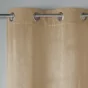 Rideau tamisant a oeillets 140 x 240 cm velours Velvetine Sable