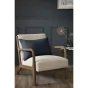 Coussin Déhoussable 40 x 60 cm - 100% coton Sixtine Bleu marine