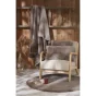  Coussin Déhoussable 45 x 45 cm en Fausse Fourrure – Loutre Sven