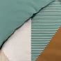 Housse de couette imprimé 260 x 240 cm 100% coton + 2 taies Malone