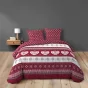 Housse de couette 240 x 220 cm coton 42 fils + 2 taies Alpage