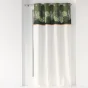 Lot de 2 rideaux tamisant 140 x 240 cm 100% coton + jute Guinée