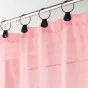 Panneau a anneaux 140 x 240 cm voile tisse linka Corail
