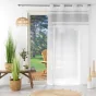 Panneau a oeillets 140 x 240 cm voile sable+top jacquard storia Sans