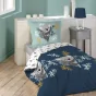 Pack parure de couette enfant 140x200 cm Koala + drap housse 90x190 Bleu