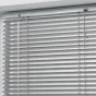 Lot de 2 Stores sans perçage à lamelles 40 x 130 cm venitien Argent