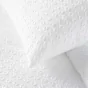 Housse de couette  240 x 220 cm microfibre gaufrée Litea Blanc
