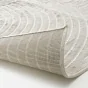 Tapis rectangle 140 x 200 cm viscose relief Géode - Gris