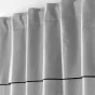 Ridea passant cache-volants en coton 140 x 240 cm Mistraline Gris chiné