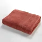 Drap de bain 90 x 150 cm eponge unie tendresse Terracotta