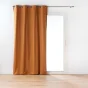 Rideau a oeillets 135 x 260 cm coton recyclé Twily Camel