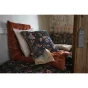 coussin déhoussable 45 x 45 cm velours de coton imprimé alix