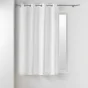 Rideau a oeillets 135 x 180 cm isolant thermique microfibre Micropolar Blanc