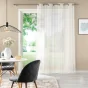 Panneau a oeillets 140 x 240 cm tisse naturel charlize Sans