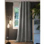 Lot de 2 Rideaux 100% occultant luxe 140 x 260 cm Obscure Gris clair