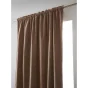 Rideau Occultant Galon Fronceur 140 x 260 cm Blackout & Polaire Bjorn Camel