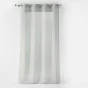 Lot de 2 Voilages unis a oeillets 140 x 240 cm Etamina Gris
