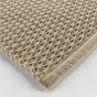 Tapis rectangle 50 x 80 cm coton/polyester tisse alivia Camel