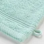 2 gants de toilette 15 x 21 cm eponge unie tendresse Celadon