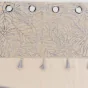 Rideau a oeillets 140 x 240 cm polycoton Solea Argent