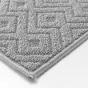 Tapis rectangle 40 x 60 cm bouclette losi Gris