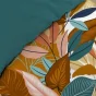 Housse de couette 260 x 240 cm percale de coton 78 fils imprimé  Yucca