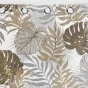 Lot de 2 Rideaux a oeillets 140 x 260 cm polyester imprime metallise Mogador