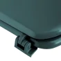 Abatt. wc charnieres plastique 18 pouces mdf uni vitamine sdb Bleu/emeraude