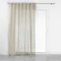 Panneau a passants caches 140 x 240 cm effet lin tisse haltona Noisette