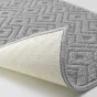 Tapis rectangle 50 x 80 cm bouclette losi Gris
