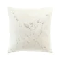 Coussin dehoussable compresse 45 x 45 cm velours imprime metallise marius Sans