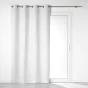 Rideau a oeillets double face 140 x 260 cm 100% occultant/satiné Obscure Blanc