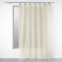 Panneau a anneaux 140 x 240 cm voile tisse linka Naturel