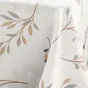 Nappe rectangle 150 x 240 cm polyester imprime manola Naturel