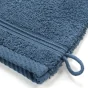 2 gants de toilette 15 x 21 cm eponge unie tendresse Saphir
