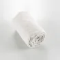 Pack 4 pcs housse de couette 240 x 220 cm  en flanelle de coton Candice Blanc