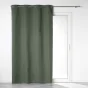 Lot de 2 Rideaux occultant double face 140 x 260 cm 100% microfibre Obscure Kaki