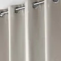 Lot de 2 Rideaux a oeillets 135 x 260 cm 100% occultant thermique uni occultissime Beige