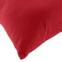 Coussin dehoussable compresse 45 x 45 cm coton/polyester recycle grs twily Rouge