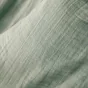 Rideau Galon Fronceur 140 x 240 cm - Double Gaze de Coton 125GR/M² - Uni Gaïa Eucalyptus